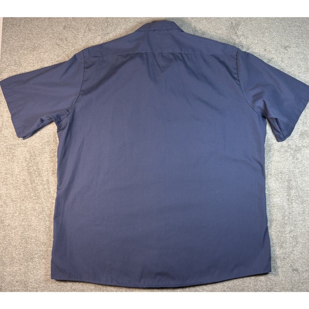 Saint Arnold Brewing Dickies Work Shirt Mens 2XL Blue SS Button Down Uniform - Picture 5 of 7